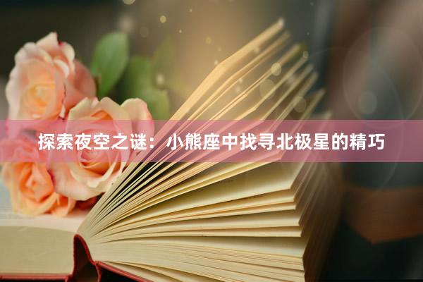 探索夜空之谜：小熊座中找寻北极星的精巧